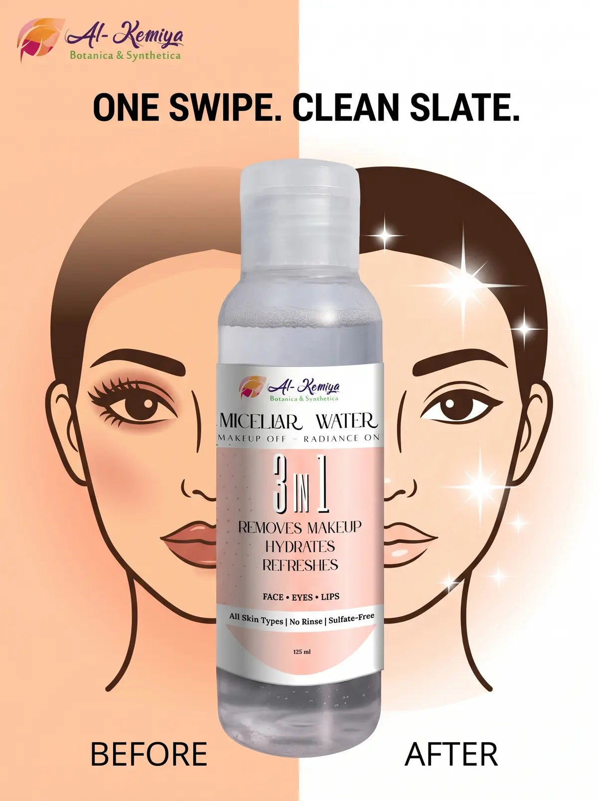 MICELLAR WATER 3 IN 1 - Makeup Remover