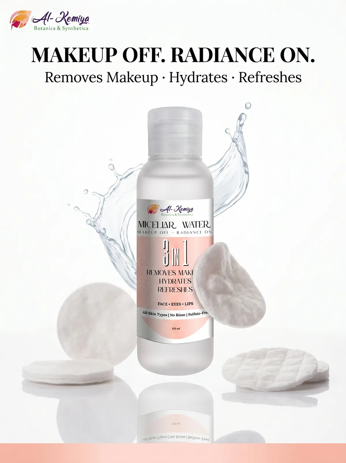 MICELLAR WATER 3 IN 1 - Makeup Remover